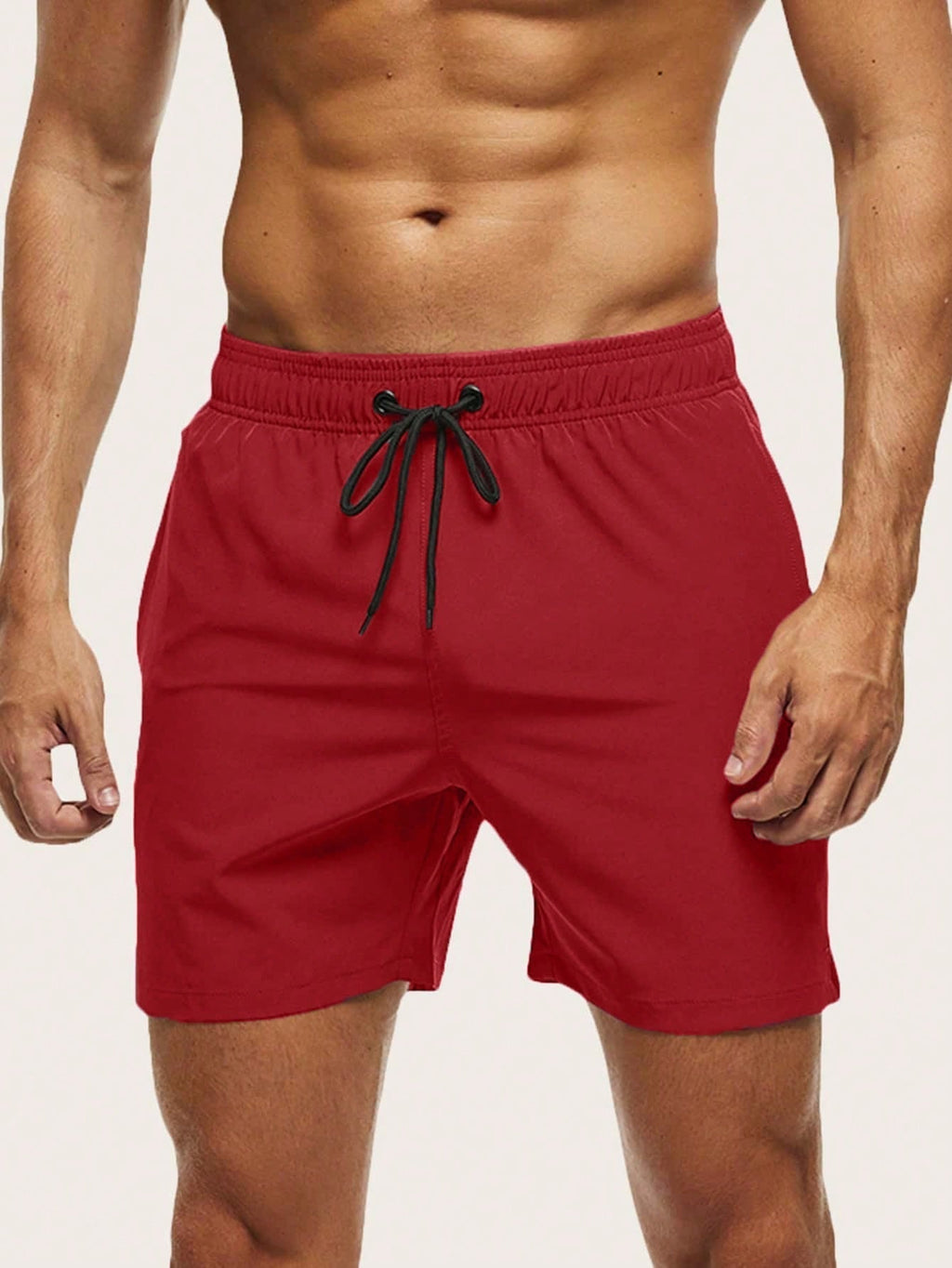 Calico | Men’s Swim Shorts with Quick-Drying and Flexible Wearing Comfort Rood
