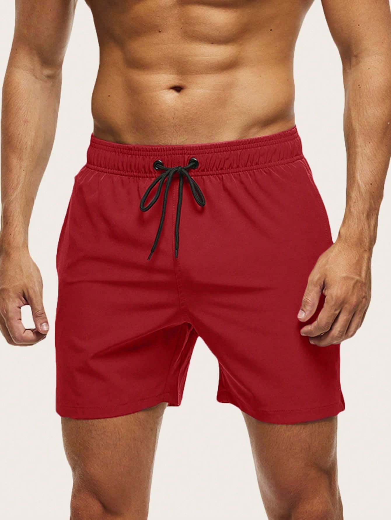 Calico | Men’s Swim Shorts with Quick-Drying and Flexible Wearing Comfort Rood