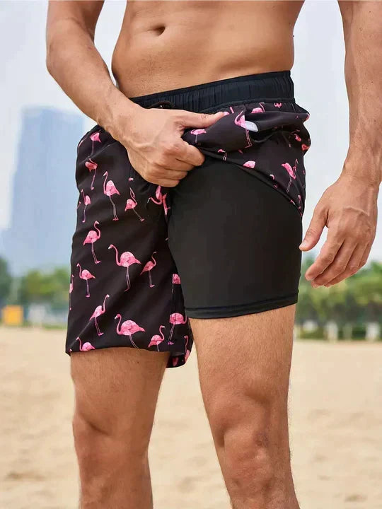Hommes | Men’s Summer Swim Shorts Black