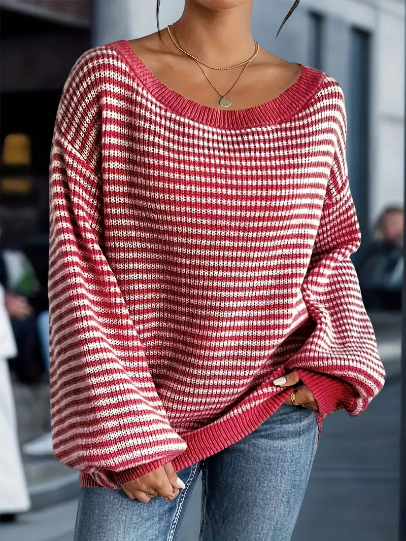 Roque | Women's Winter Knit Sweater - Warm Chunky Cable Knit Pullover & Ribbed Jumper