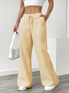 Bersh | Women’s Boho Beach Flare Trousers