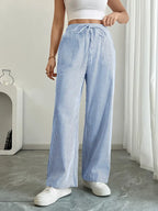 Bersh | Women’s Boho Beach Flare Trousers