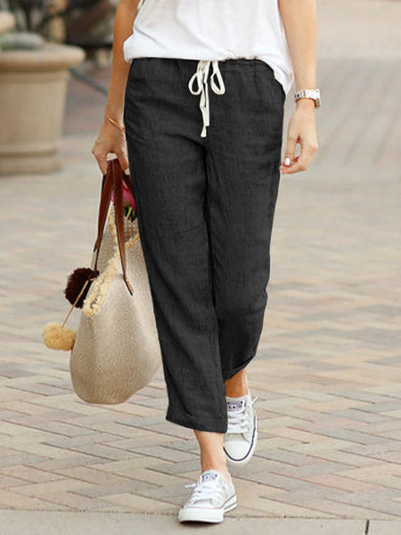 Maderain | Women’s Tulip Hem Lantern Trousers