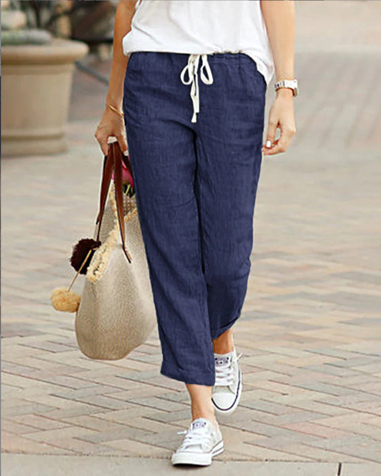 Maderain | Women’s Tulip Hem Lantern Trousers