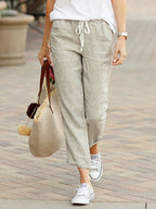 Maderain | Women’s Tulip Hem Lantern Trousers
