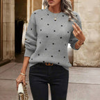 Solis | Elegant Knitted Jumper Grey