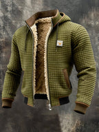 Admire | Men’s Polar Fleece Thermal Impact Jacket Olive Green