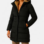 Kenitan | Elegant Puffer Jacket for Women – Refined Design for Autumn/Winter Black