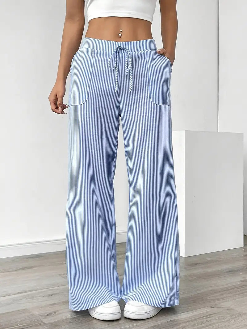 Bersh | Women’s Boho Beach Flare Trousers
