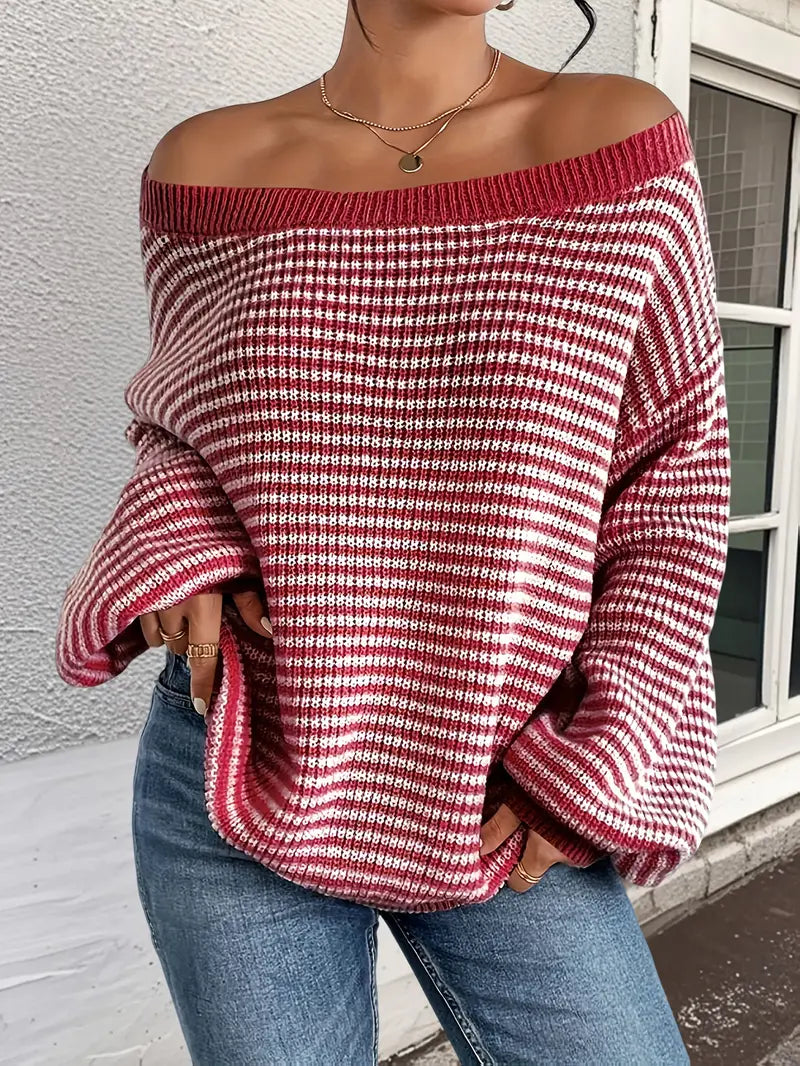 Roque | Women's Winter Knit Sweater - Warm Chunky Cable Knit Pullover & Ribbed Jumper