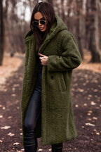 Amore | Elegant Warm and Cozy Wool Coat Green
