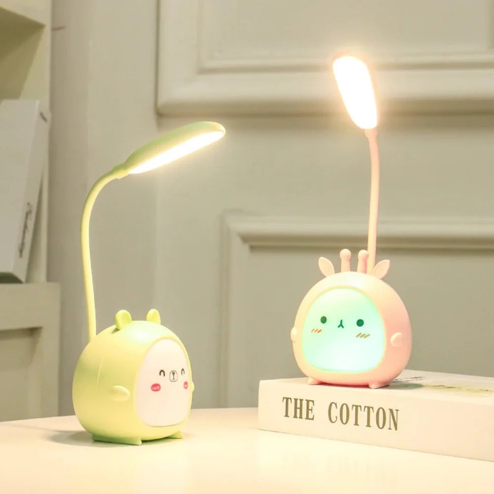 Children's reading lamp with eye protection and USB night light - BrightBuddy