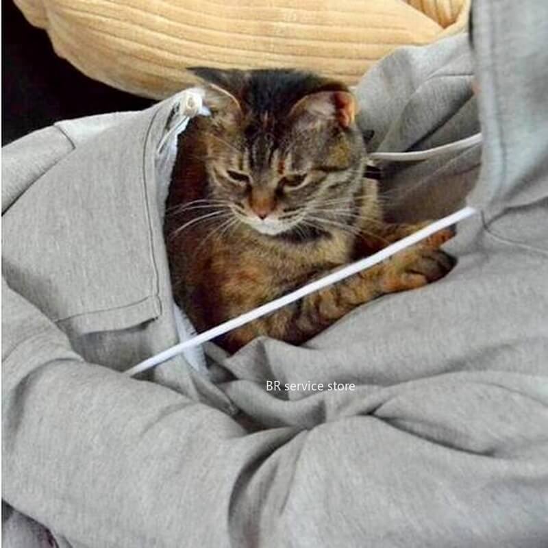 Roque | Comfortable Hoodie with Cat Pouch