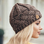 Parsha | Unisex Knitted Beanie Hat - Soft Warm Winter Beanie Coffee
