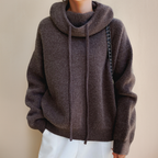 Amore | Merino Wool Women’s Turtleneck Sweater Braun