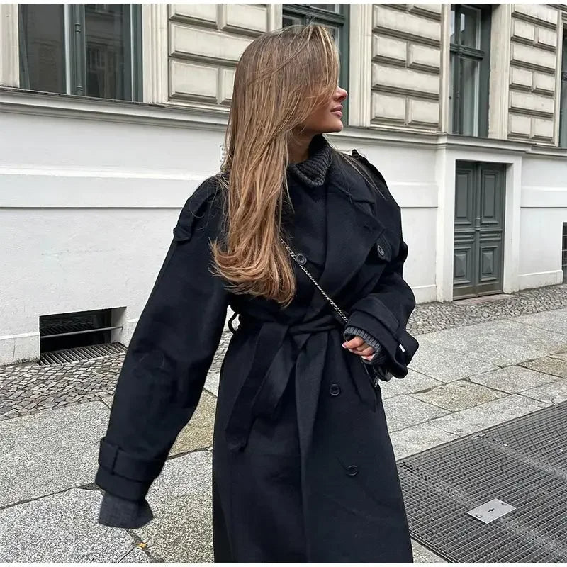 Roque | Women's Double-Breasted Trench Coat