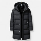 Kenitan | Winter Parka for Men – Insulated Elegance with Hood Black