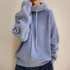 Amore | Merino Wool Women’s Turtleneck Sweater Grau