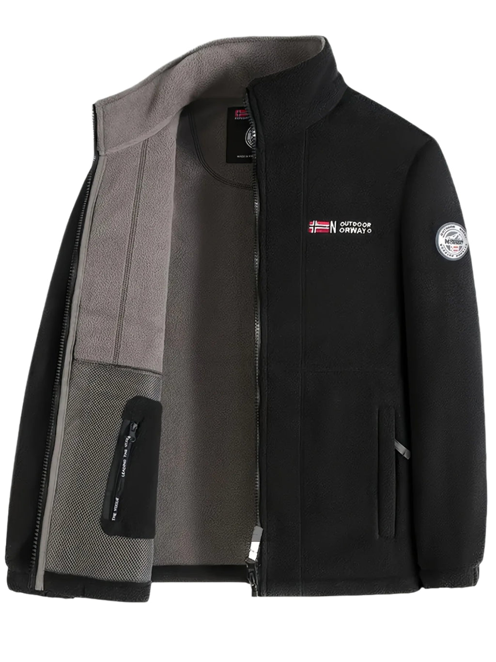 Marmari | Soft, Warm & Lightweight Outdoor Fleece Jacket with Protective Collar