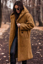 Amore | Elegant Warm and Cozy Wool Coat Light Brown