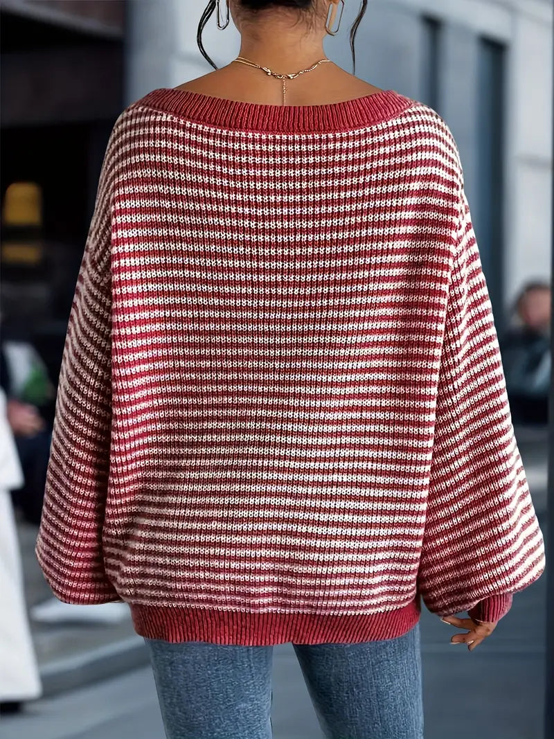 Roque | Women's Winter Knit Sweater - Warm Chunky Cable Knit Pullover & Ribbed Jumper