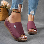 Amora | Women’s Wedge Slide Summer Sandals