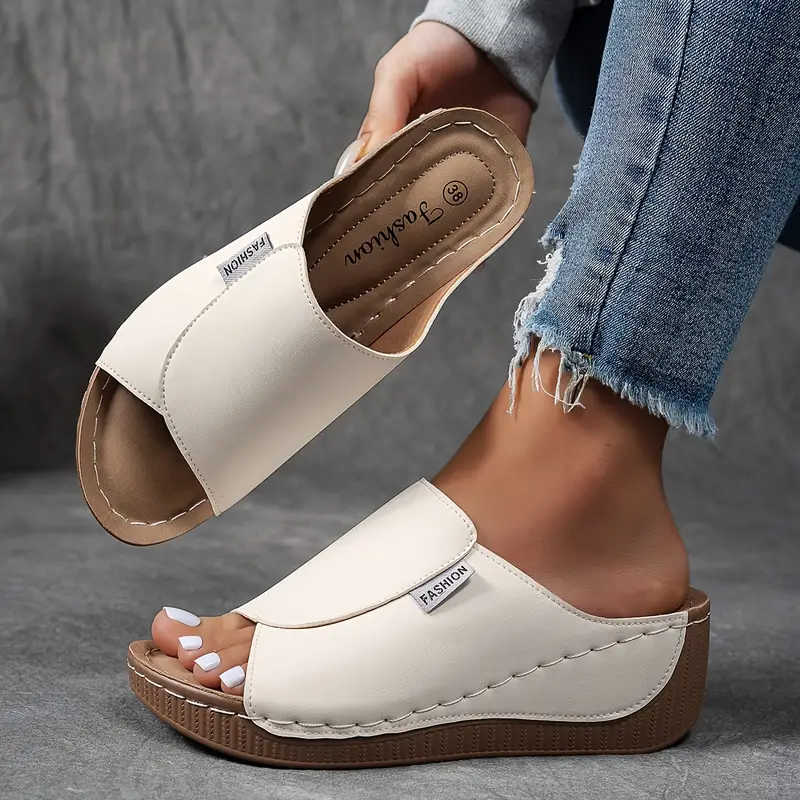 Amora | Women’s Wedge Slide Summer Sandals