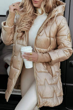 Zahara | Puffer Jacket with Hood Beige