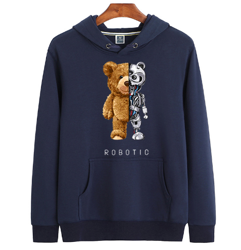 Nisyros | Teddy Hoodie | A Wonderfully Warm & Stylish Hoodie Dark blue