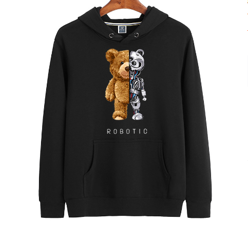 Nisyros | Teddy Hoodie | A Wonderfully Warm & Stylish Hoodie Black