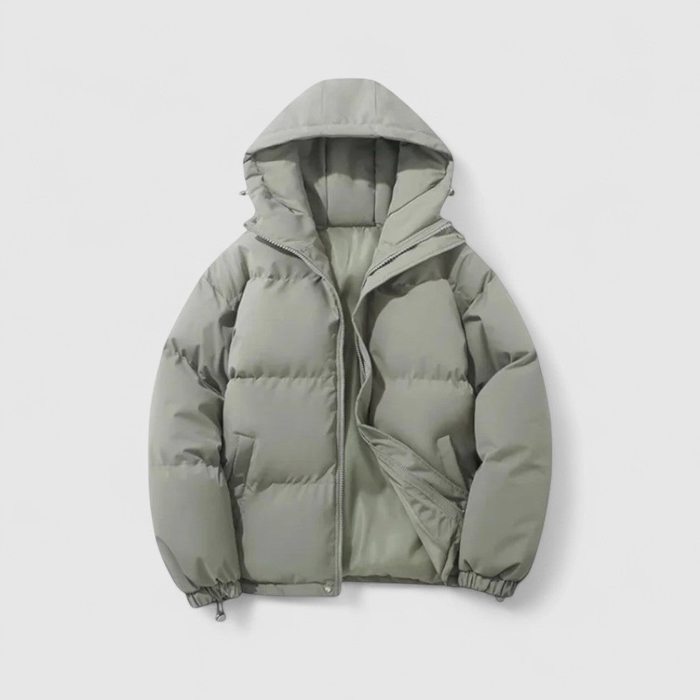 Sephira | New Women’s Winter Quilted Jacket Light Grey