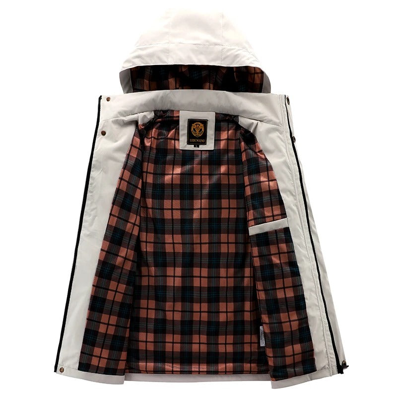 Wilshire | Men's Hooded Winter Jacket - Warm Multi-Pocket Cargo Parka & Windproof Coat