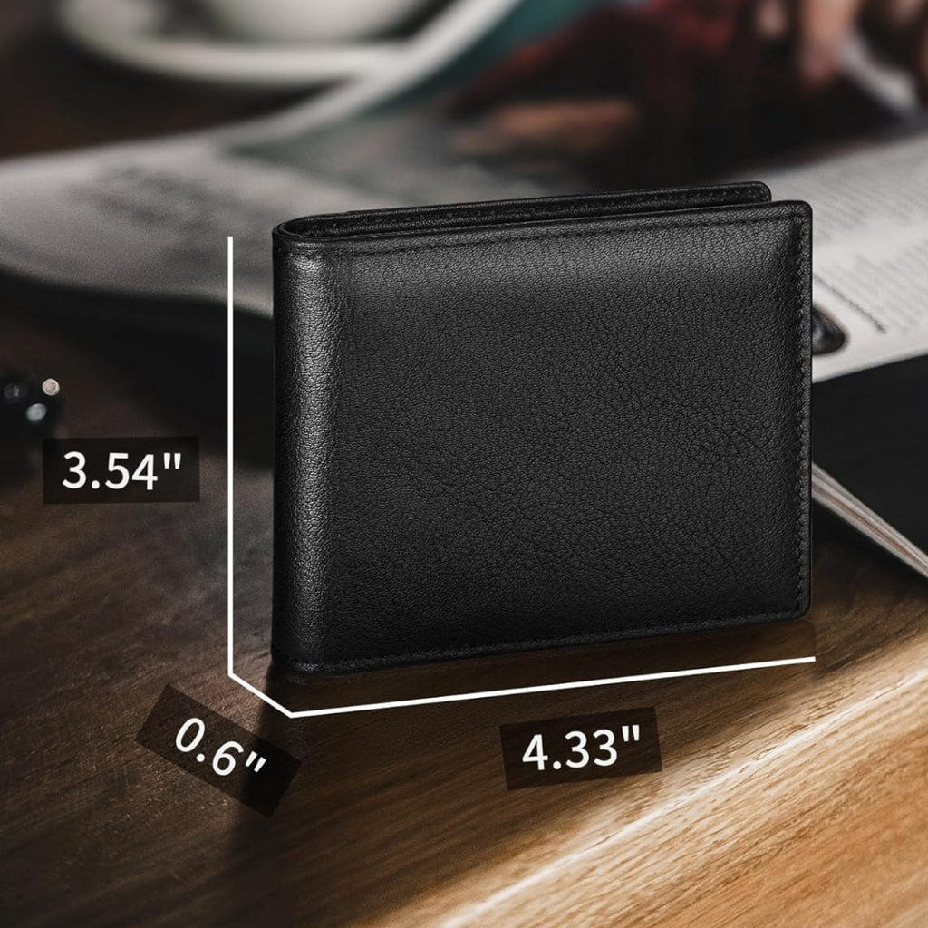 Mane | Men's Bifold Genuine Leather RFID Blocking Wallet