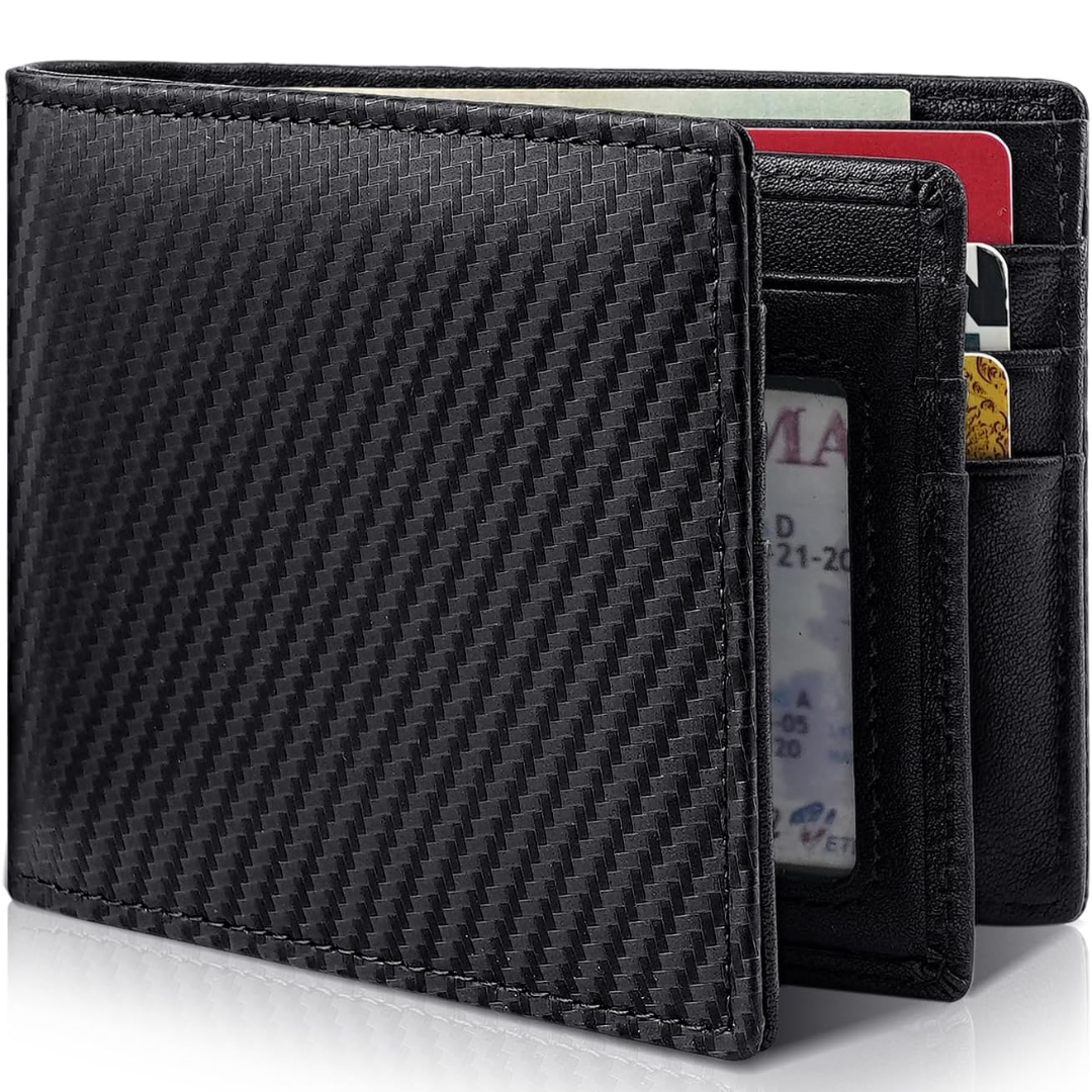 Mane | Men's Bifold Genuine Leather RFID Blocking Wallet