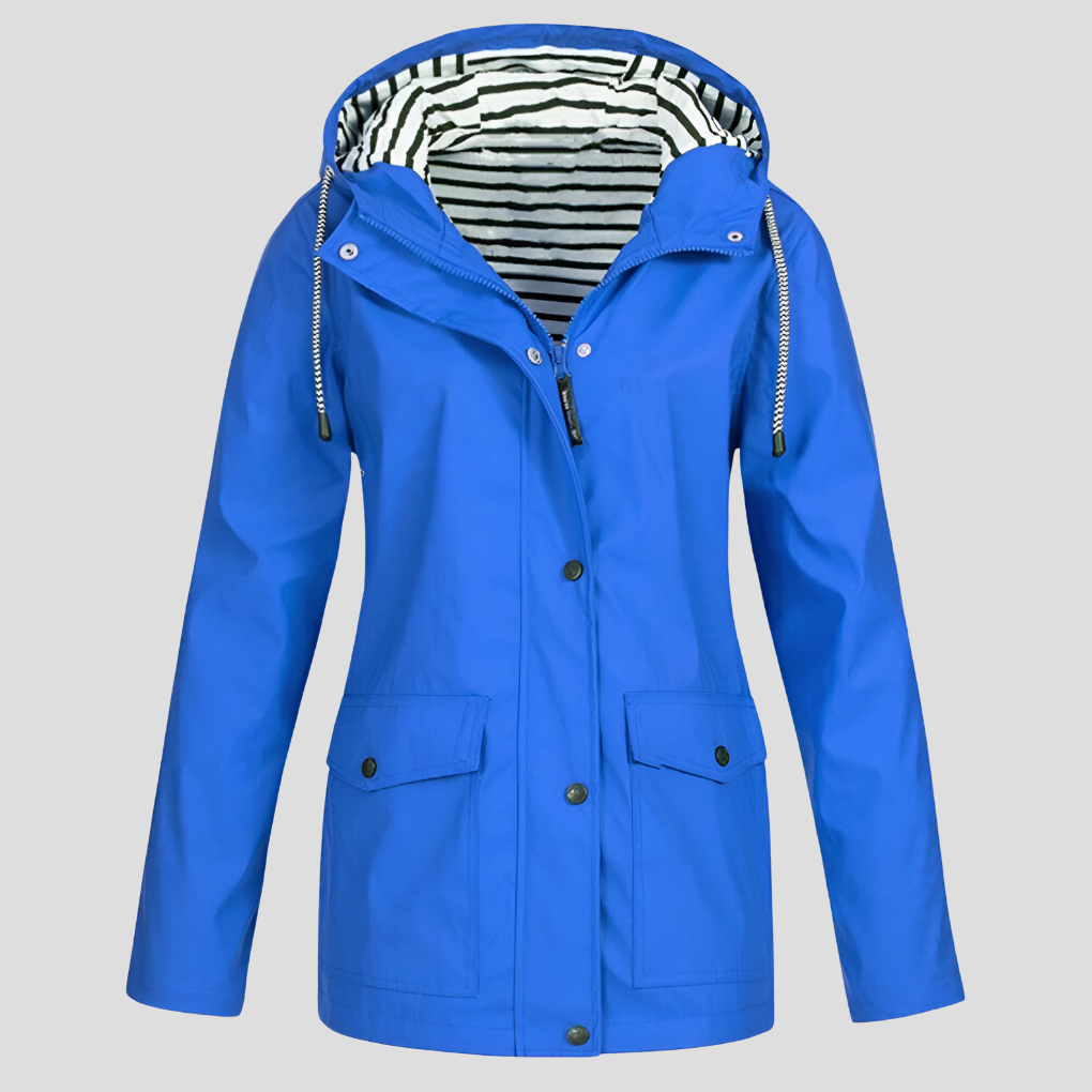 Women's Waterproof Hooded Raincoat