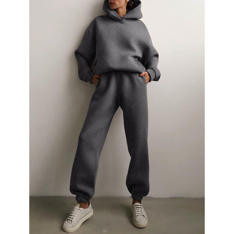 Zahara | Oversized High Waist Tracksuit | The Most Comfy Outfit Dark gray