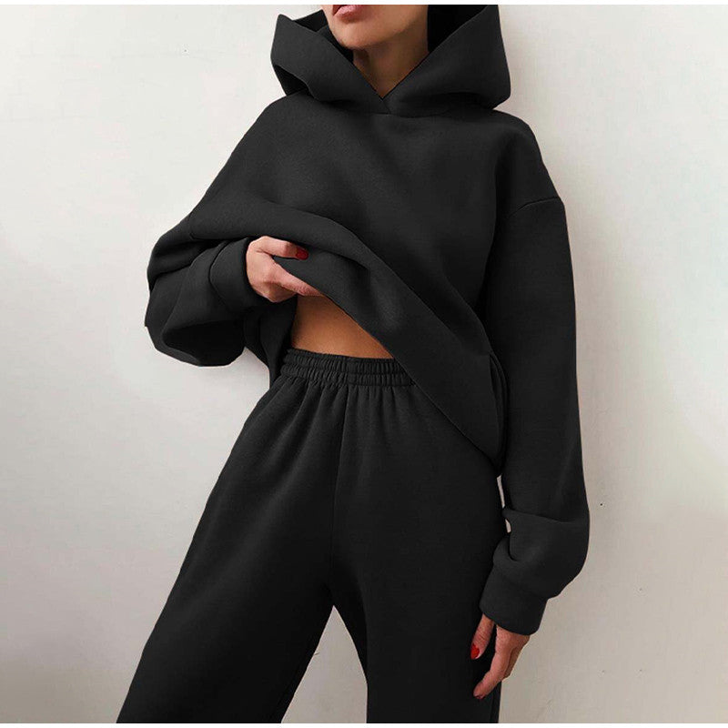 Zahara | Oversized High Waist Tracksuit | The Most Comfy Outfit Black