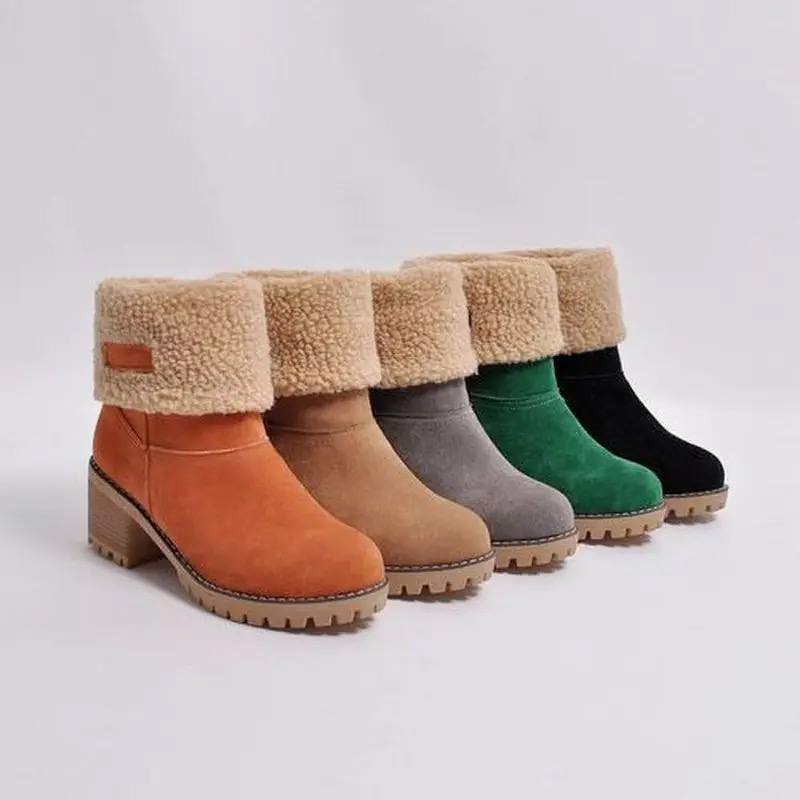 Zahara | Winter Boots for Women | Wool Mid-Calf
