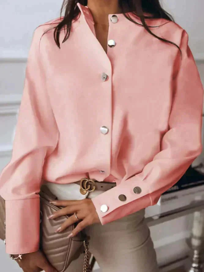 Danore | Women's High-Cuff Long Sleeve Blouse