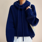 Amore | Merino Wool Women’s Turtleneck Sweater Blau