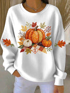 Dôre | Women’s Sweatshirt | Printed Front Graphic White