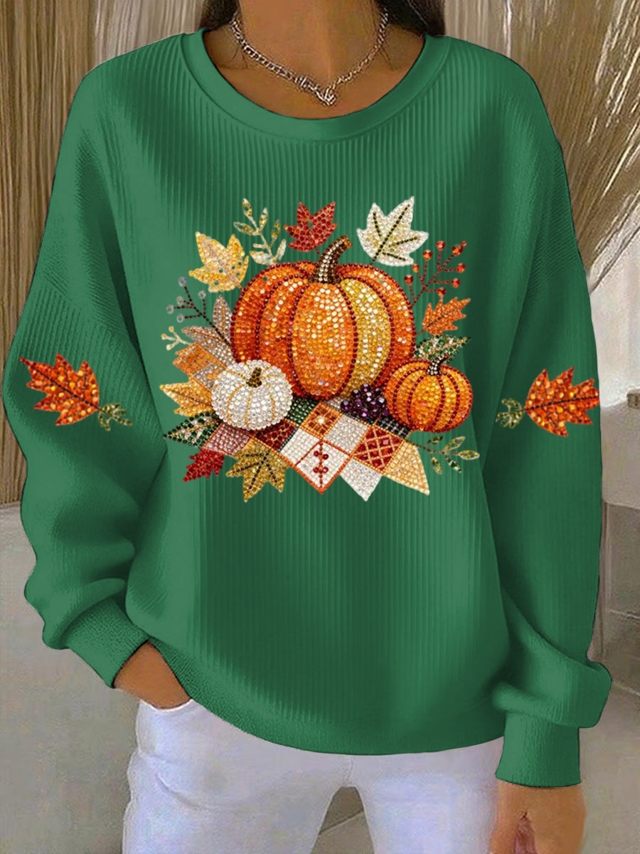 Dôre | Women’s Sweatshirt | Printed Front Graphic Green