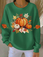 Dôre | Women’s Sweatshirt | Printed Front Graphic Green