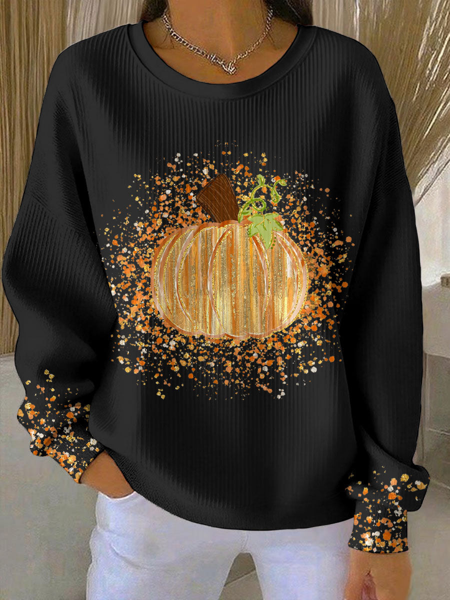 Bersh | Women's Sweatshirt | Illustrated Front Graphic Crew Neckline Black