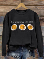 Ēden | Women's Sweatshirt | Round Crew Neckline Black