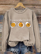 Ēden | Women's Sweatshirt | Round Crew Neckline Apricot