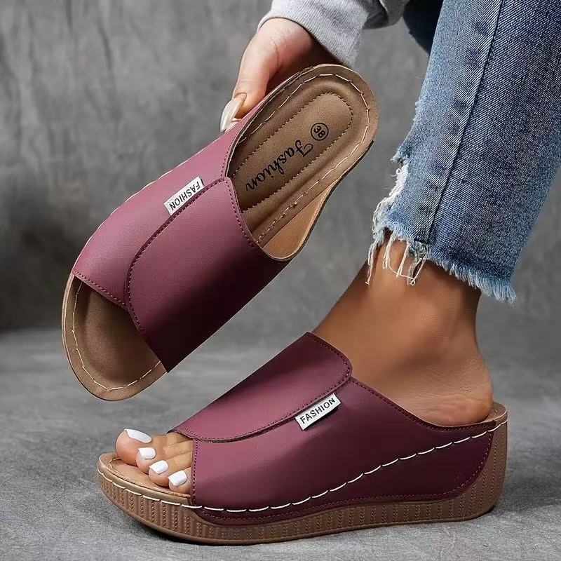 Amora | Women’s Wedge Slide Summer Sandals