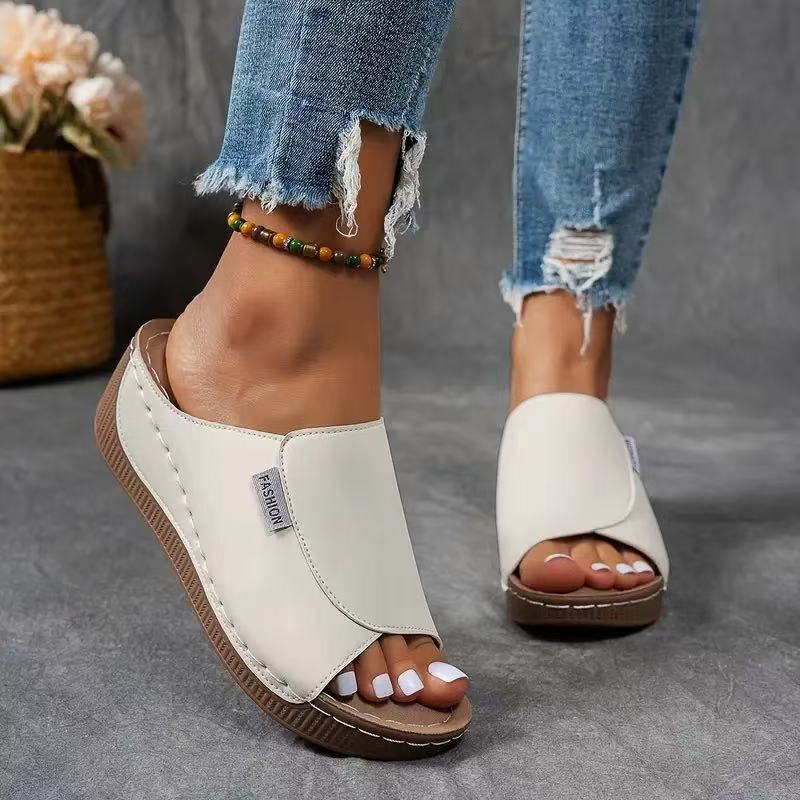 Amora | Women’s Wedge Slide Summer Sandals