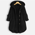 Wilshire | Stylish Hooded Fleece Jacket Black