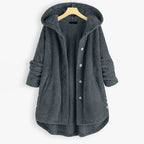 Wilshire | Stylish Hooded Fleece Jacket Grey